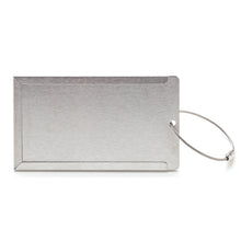 Load image into Gallery viewer, Steel Industrial Bag Tag with Business Card Holder
