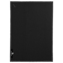 Load image into Gallery viewer, A black club glove waffle texture golf towel
