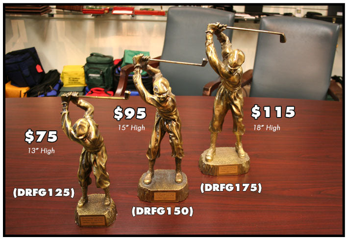 Gold Plated Statues with Knickers