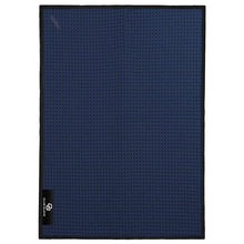Load image into Gallery viewer, A navy club glove waffle texture golf towel
