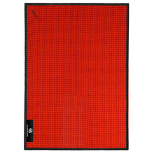 Load image into Gallery viewer, A red club glove waffle texture golf towel
