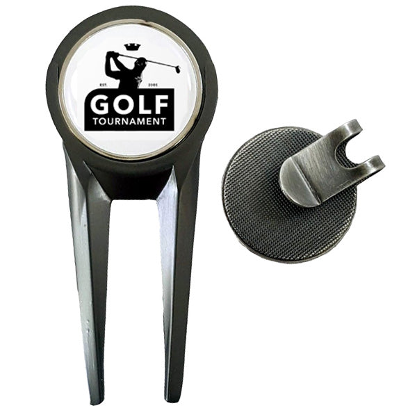 Divot Tool with Magnetic Hat Clip