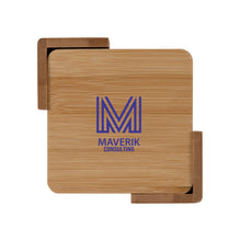 Load image into Gallery viewer, Bamboo Coaster Set
