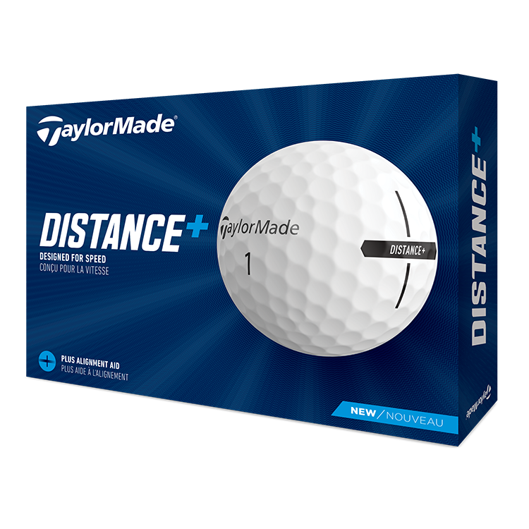 TaylorMade Distance+ Golf Balls with Logo