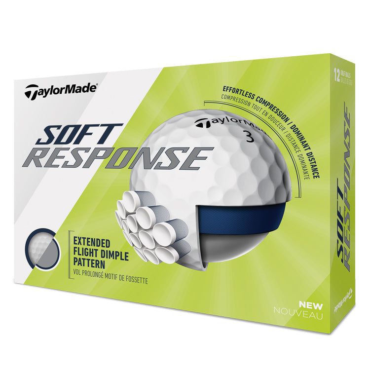 TaylorMade Soft Response Golf Balls with Logo