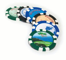 Load image into Gallery viewer, Premium Resin Domed Golf Poker Chips
