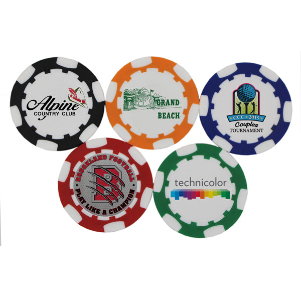 Premium Custom Golf Poker Chips – Golf Tournament Specialists